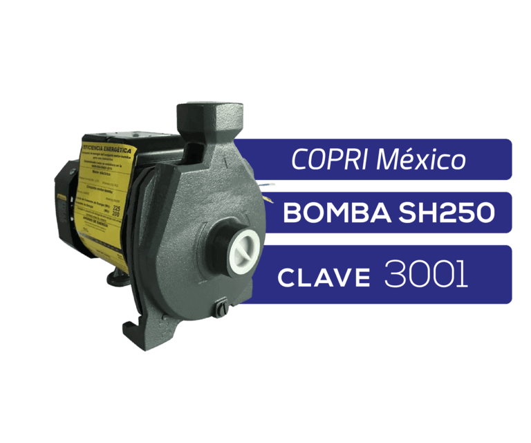 Bomba de agua centrifuga sh-250, 1/2hp, 127volts