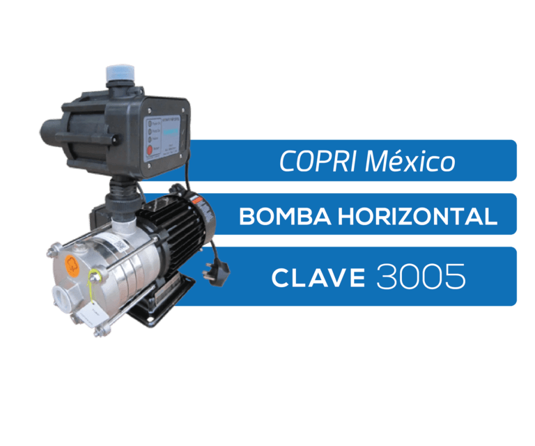 Bomba horizontal multitazones con cabeza de acero